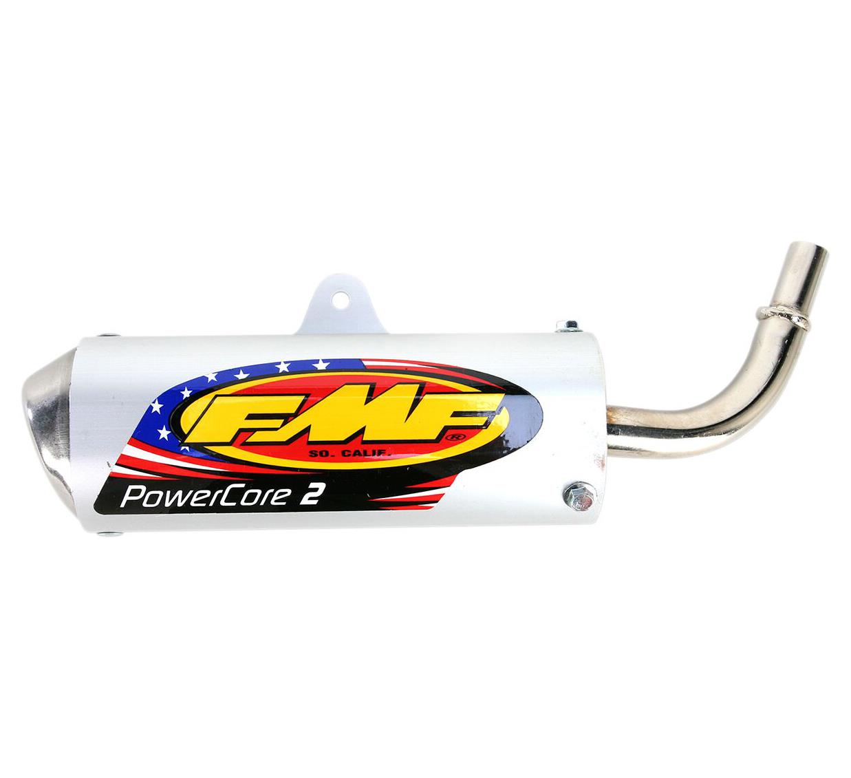 FMF Powercore 2 Slip-On Spark Arrestor Exhaust Silencer For Yamaha PW 50 1983